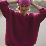 zestaw sweter damski i czapka beanie